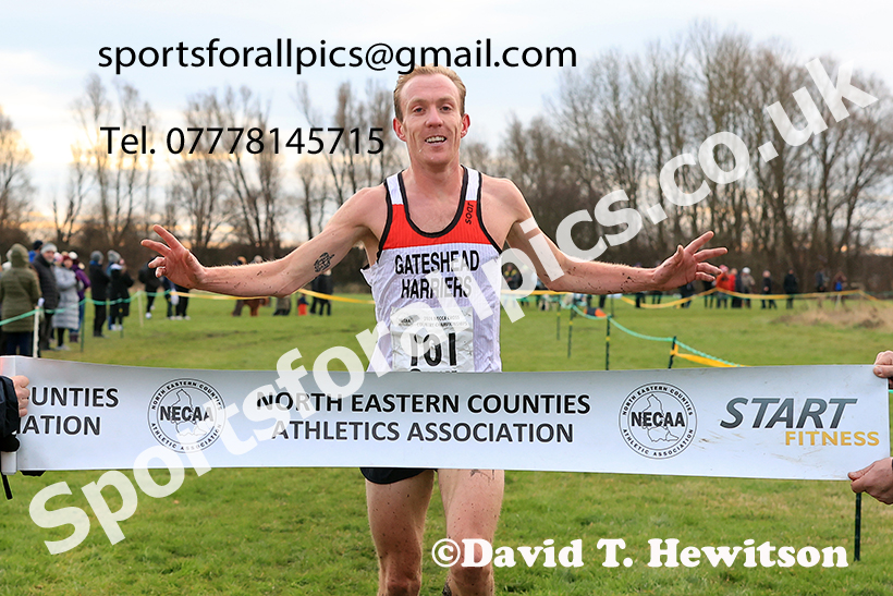 Senior mens 2024 NECAA Cross Country Champs., Temple Park, South Shields. Photo: David T. Hewitson/Sports for All Pics